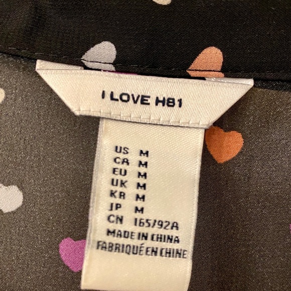 Flowy maxi dress with small hearts - Picture 8 of 10